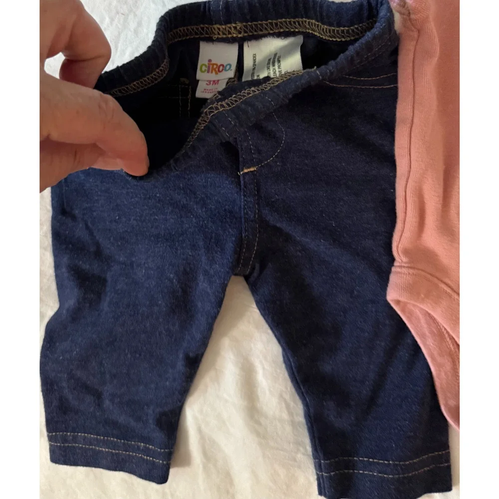 Infant Girl Clothing Lot 0-3 Months Baby Girl Clothes Outfit Bundle EUC 11 PIECE